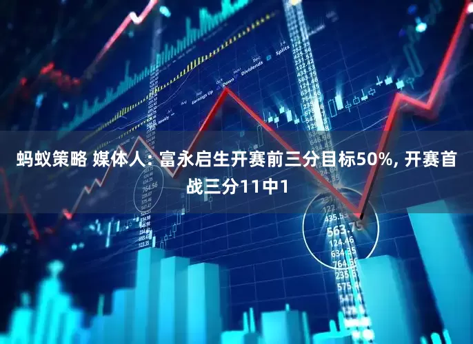 蚂蚁策略 媒体人: 富永启生开赛前三分目标50%, 开赛首战三分11中1